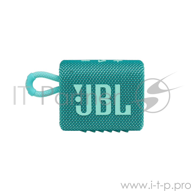 Динамик JBL Портативная акустическая система JBL GO 3, бирюзовый