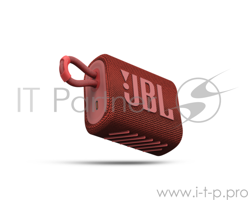 Динамик JBL Портативная акустическая система JBL GO 3, красный
