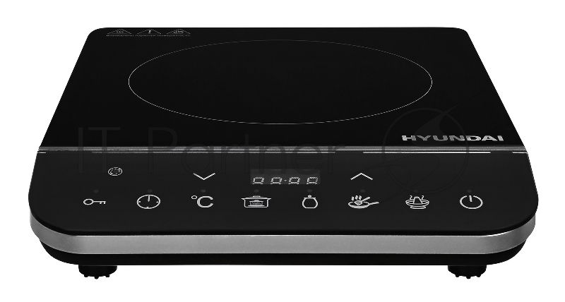 Плита Электрическая Hyundai HYC-0104 черный стеклокерамика (настольная)