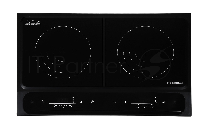 Плита Электрическая Hyundai HYC-0107 черный стеклокерамика (настольная)