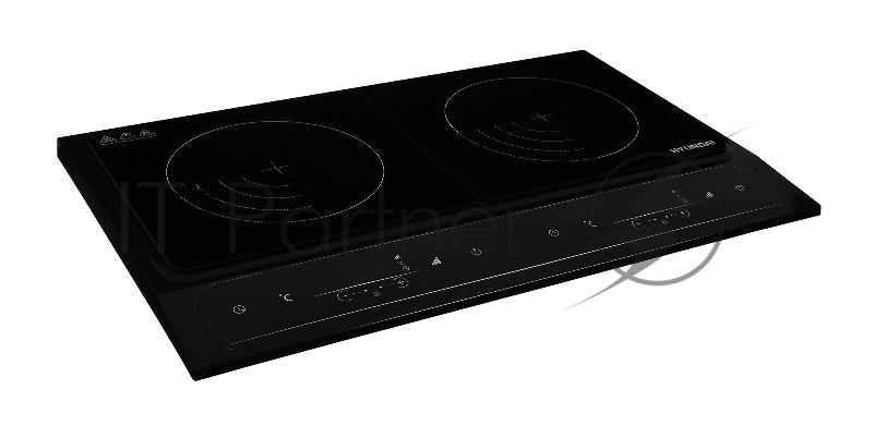 Плита Электрическая Hyundai HYC-0107 черный стеклокерамика (настольная)