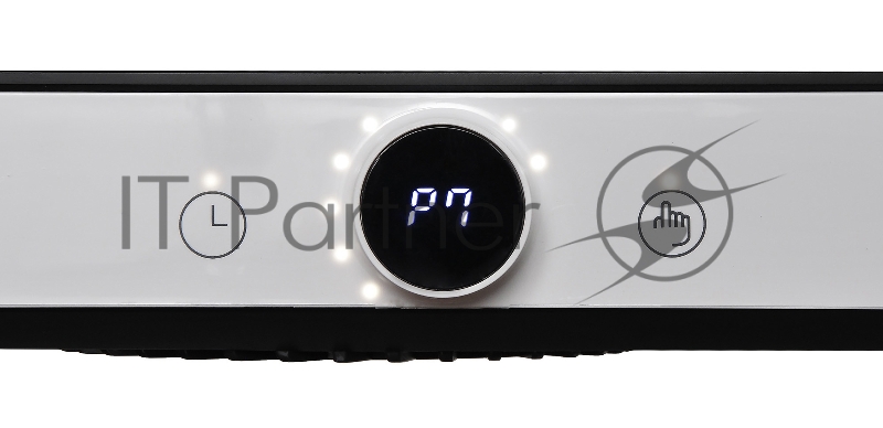 Плита Электрическая Hyundai HYC-0105 белый стеклокерамика (настольная)