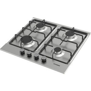 Газовая варочная поверхность Hyundai HHG 6430 IX нержавеющая сталь