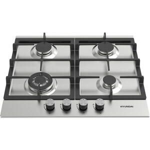 Газовая варочная поверхность Hyundai HHG 6435 IX нержавеющая сталь