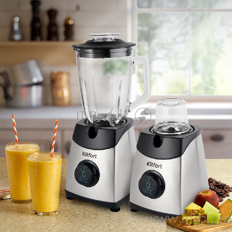 Блендер Kitfort КТ-1394 Мощность 500 Вт.Ёмкость чаши 1,5л.Количество скоростей 3
