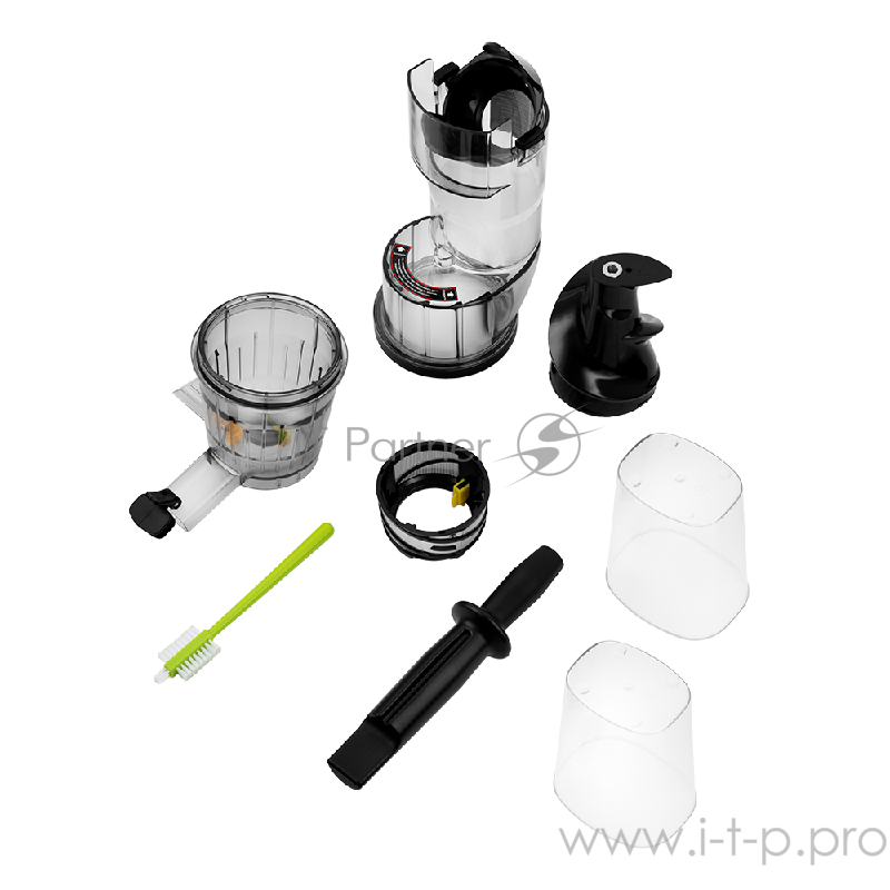 Шнековая соковыжималка Kitfort КТ-1117 Мощность: 150 Вт.Ёмкость контейнера для сока: 600 мл.