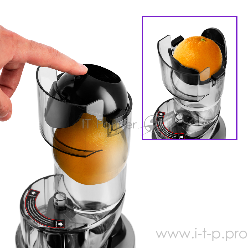 Шнековая соковыжималка Kitfort КТ-1117 Мощность: 150 Вт.Ёмкость контейнера для сока: 600 мл.