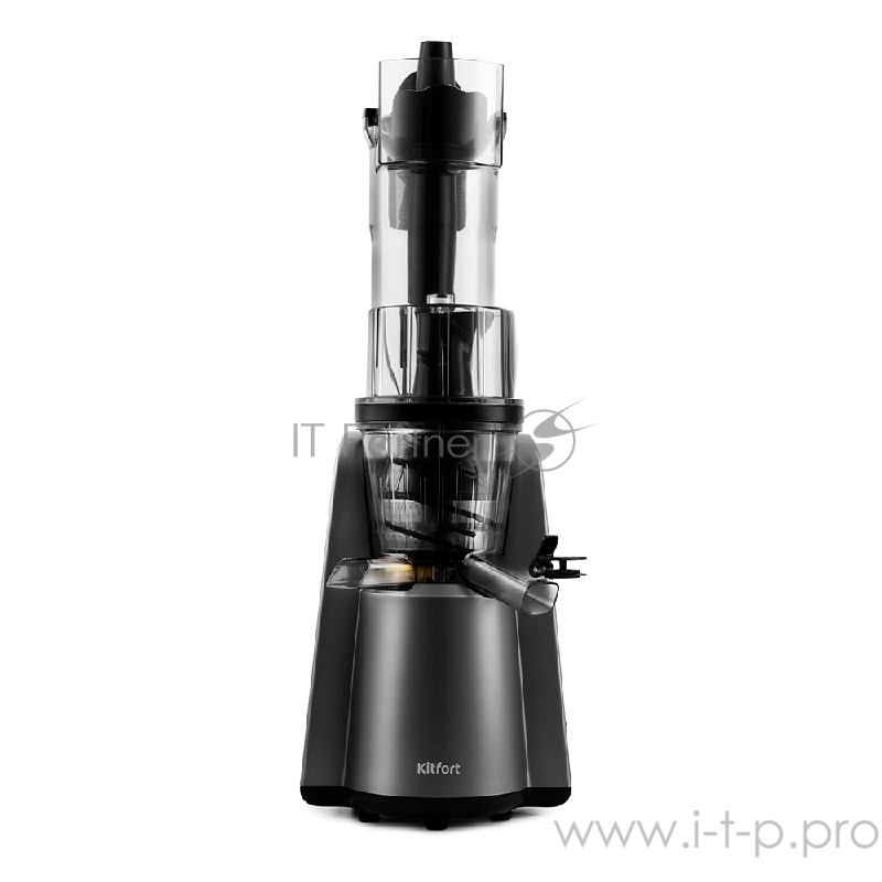 Шнековая соковыжималка Kitfort КТ-1117 Мощность: 150 Вт.Ёмкость контейнера для сока: 600 мл.