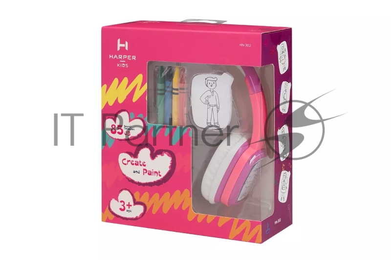 Наушники HARPER KIDS HN-302 Pink