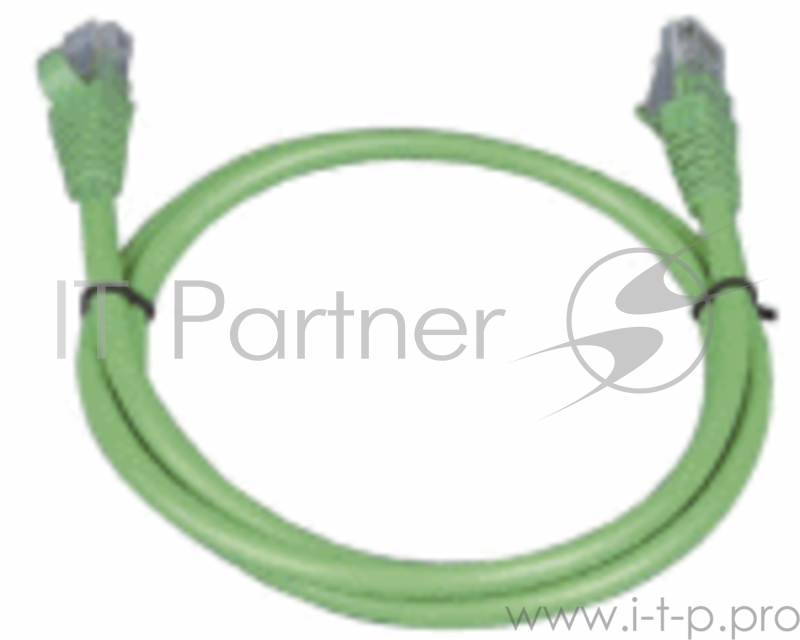 Патч-корды, Патч-панели ITK PC02-C5EU-05M Коммутационный шнур (патч-корд), кат.5Е UTP, 0,5м, зеленый