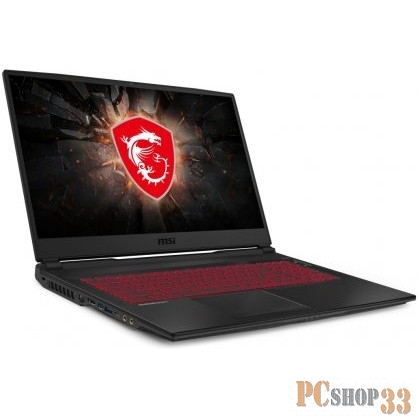 Ноутбук MSI GL75 Leopard 10SCSR-046XRU Core i5 10300H/8Gb/1Tb/SSD256Gb/NVIDIA GeForce GTX 1650 Ti 4Gb/17.3/FHD (1920x1080)/Free DOS/black/WiFi/BT/Ca