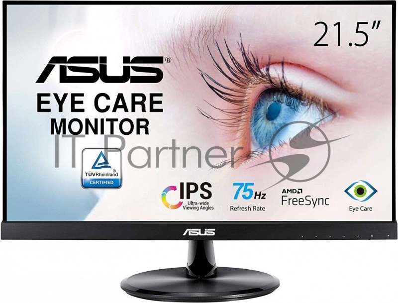 Монитор Asus 21.5 VP229HE черный IPS LED 16:9 HDMI матовая 250cd 178гр/178гр 1920x1080 D-Sub FHD 2.86кг