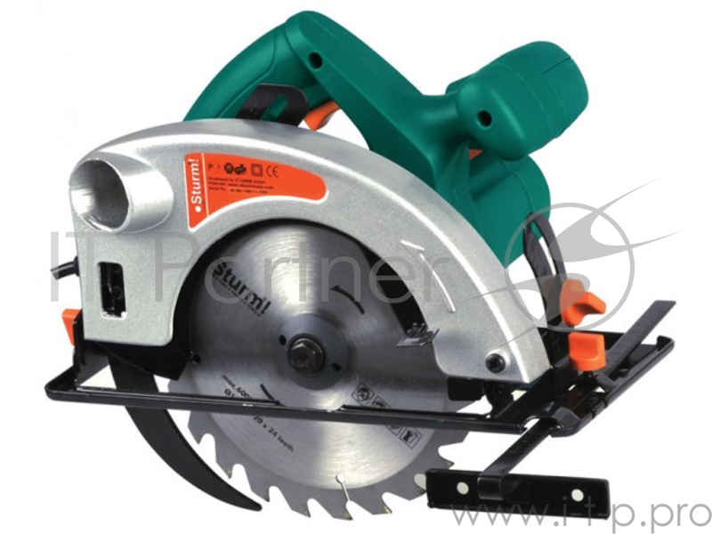 Пилы Sturm CS50186 Пила циркулярная 1600Вт, ТПД 185х20мм, пропил-65мм, вес 3,95 кг, сбор пыли,Sturm! CS50186