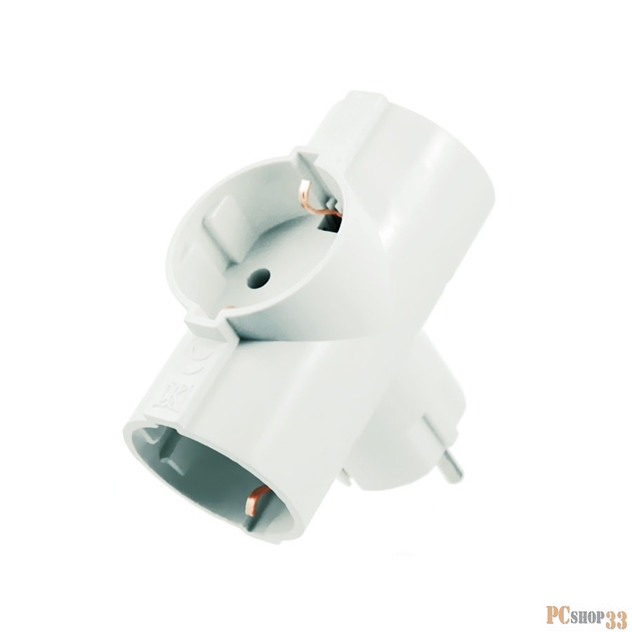 Бытовые удлинители СТАРТ (4670012297727) Переходник с евро-вилки на отечественную вилку. С/АДАПТЕР 1/1/ПУ10/16-001 /100