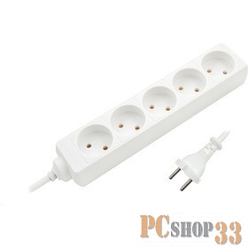 Бытовые удлинители СТАРТ (4607175852838) Удлинитель 5 розеток. С/У S 5x5 --20dg