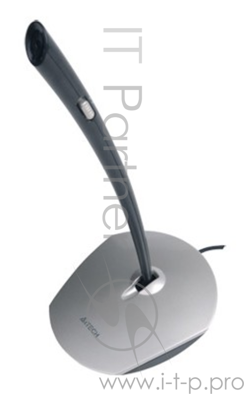 Микрофон проводной A4 MI-10 2м серый