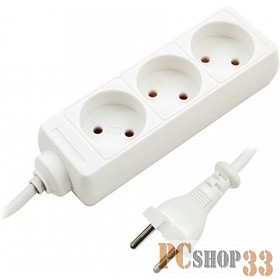 Бытовые удлинители СТАРТ (4607175852708) Удлинитель 3 розетки. C/У S 3x3 --20dg