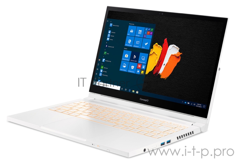 Ноутбук Acer ConceptD 3 Ezel CC314-72G-77YD Core i7 10750H/16Gb/SSD512Gb/NVIDIA GeForce GTX 1650 Ti 4Gb/14/IPS/Touch/FHD (1920x1080)/Windows 10 Prof