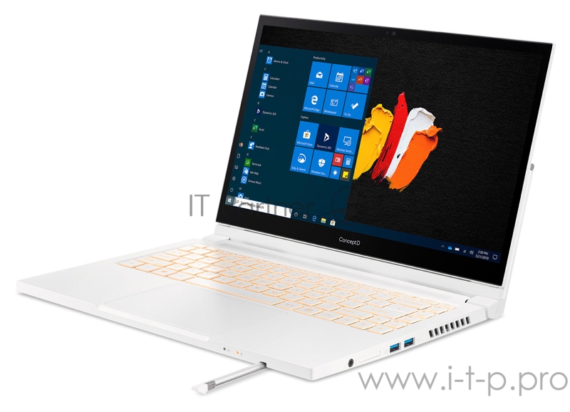 Ноутбук Acer ConceptD 3 Ezel CC314-72G-76F1 Core i7 10750H/16Gb/SSD512Gb/NVIDIA GeForce GTX 1650 4Gb/14/IPS/Touch/FHD (1920x1080)/Windows 10 Profess