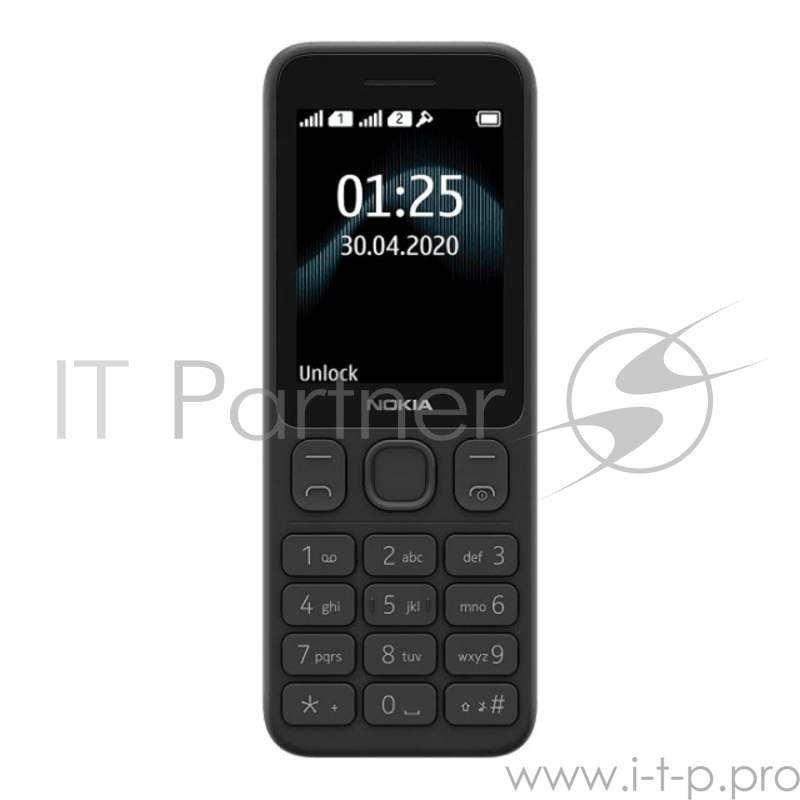 Телефон сотовый Nokia NOKIA 125 TA-1253 DS EAC UA BLACK