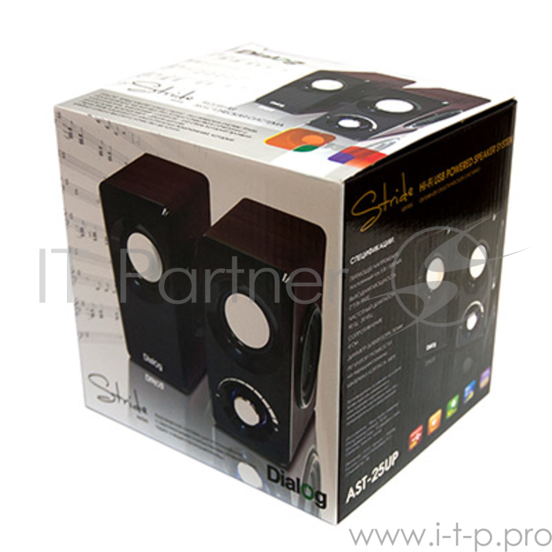 Колонки Dialog AST-25UP Black {2*3W RMS, активные}