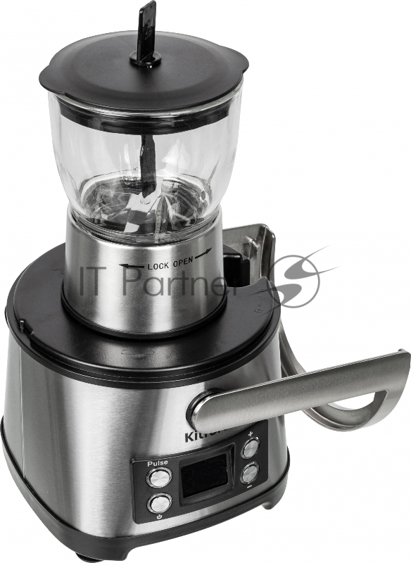 Кухонный комбайн Kitfort KT-1395 800Вт серебристый/черный
