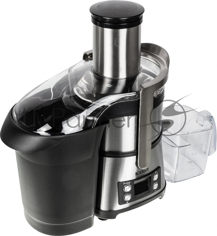 Кухонный комбайн Kitfort KT-1395 800Вт серебристый/черный