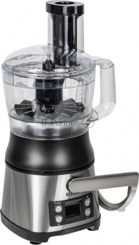Кухонный комбайн Kitfort KT-1395 800Вт серебристый/черный