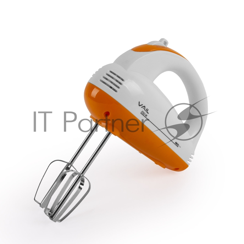 Миксер ручной VAIL VL-5615 (оранжевый) 250 Вт