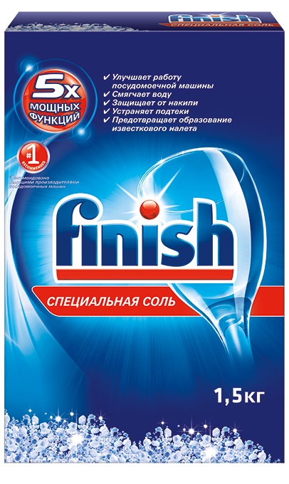 Соль для посудомоечных машин Finish Lemon 0266515 1500гр
