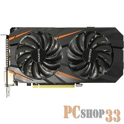 Видеокарта GIGABYTE GeForce GTX 1060 WINDFORCE 6G 6ГБ GV-N1060WF2-6GD (GeForce GTX 1060, DDR5, 2xDVI, HDMI, DP) (PCI-E)