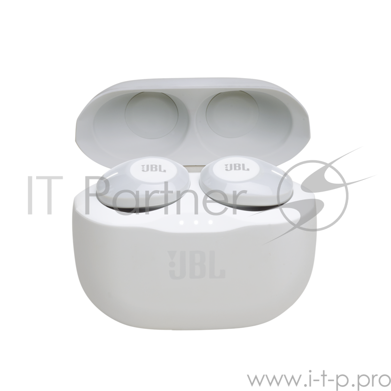 Наушники JBL Беспроводные внутриканальные наушники JBLT120TWSWHTAM, белый