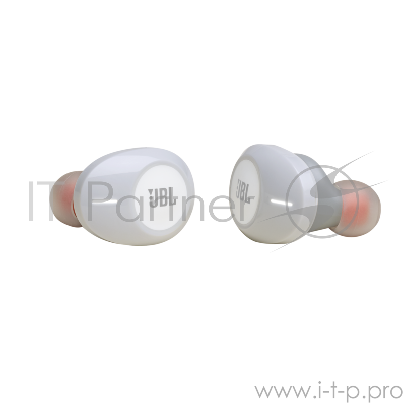 Наушники JBL Беспроводные внутриканальные наушники JBLT120TWSWHTAM, белый