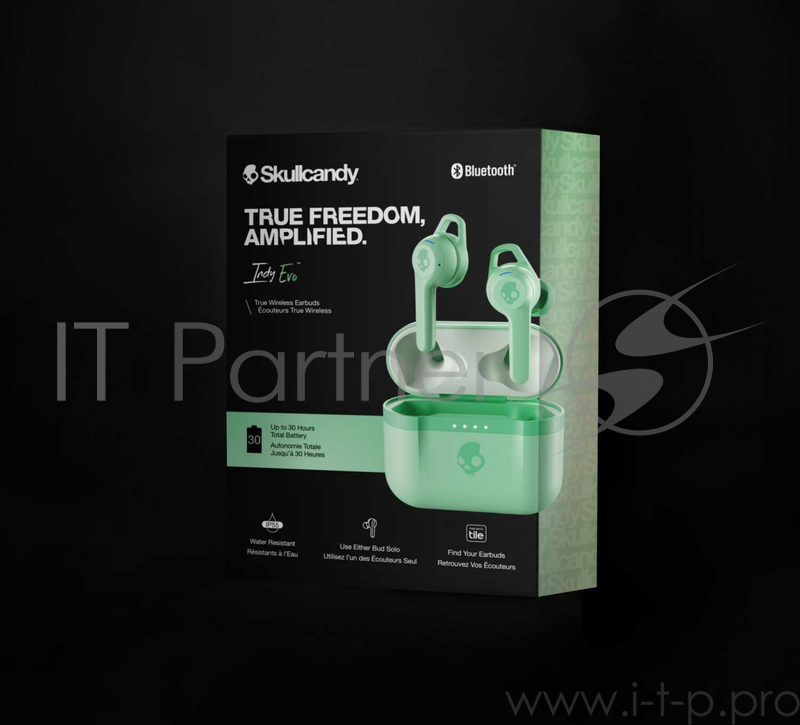 Наушники Skullcandy TWS беспроводные внутриканальные INDY EVO TRUE WIRELESS IN-EAR, мятные