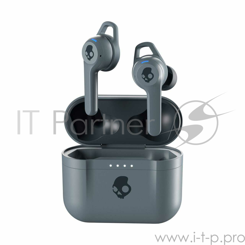 Наушники Skullcandy TWS беспроводные внутриканальные INDY FUEL TRUE WIRELESS IN-EAR, серые