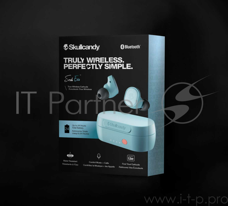 Наушники Skullcandy TWS беспроводные внутриканальные SESH BOOST TRUE WIRELESS IN-EAR, синие
