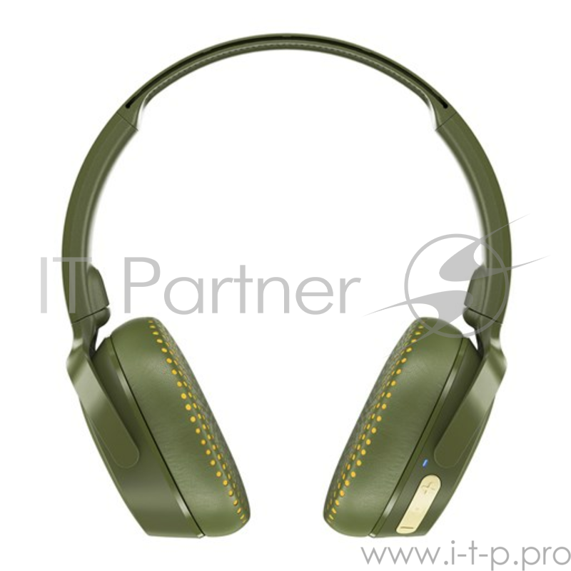 Наушники Skullcandy Наушники беспроводные накладные RIFF WIRELESS ON-EAR, желто-оливковые