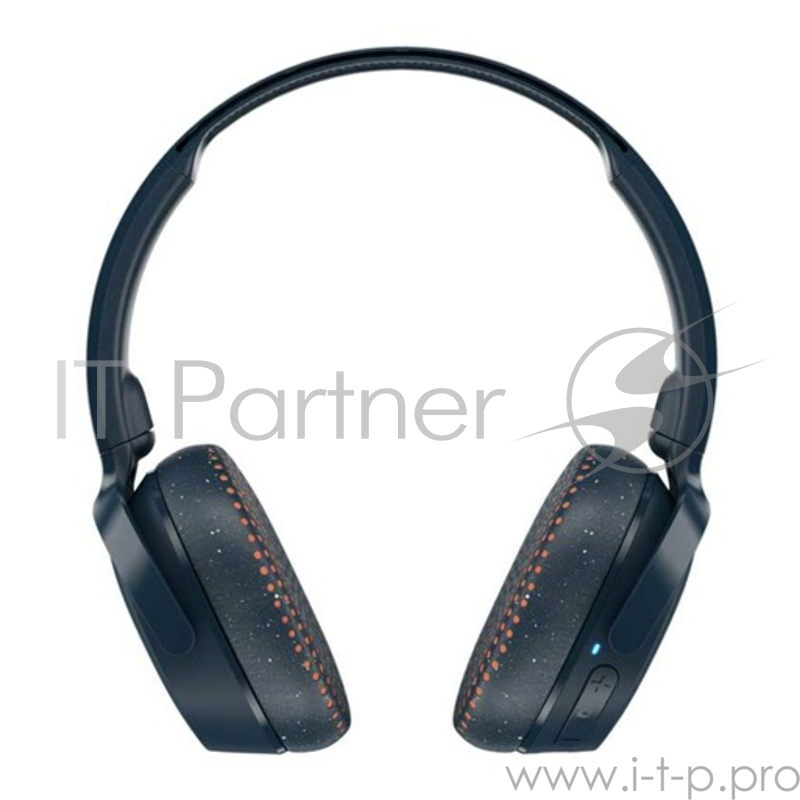 Наушники Skullcandy беспроводные накладные RIFF WIRELESS ON-EAR, сине-коралловые в крапинку