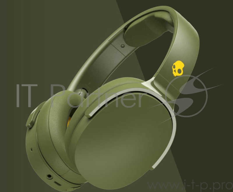 Наушники Skullcandy беспроводные полноразмерные HESH 3 WIRELESS OVER-EAR, желто-оливковые