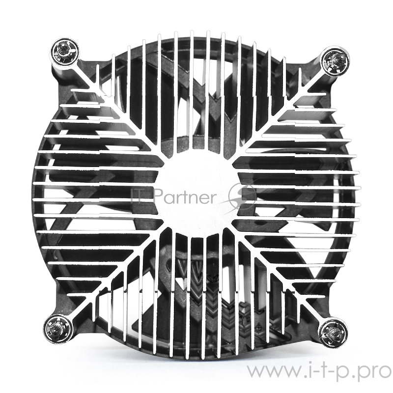 Кулер ExeGate EX286141RUS EK-11508.PWM (Al, LGA1150/1151/1155/1156/1200, TDP 75W, Fan 90mm, PWM, 1200-2600RPM, Hydro bearing, 4pin, 11-24db, 285г, с термопастой, на винтах, Retail color box)