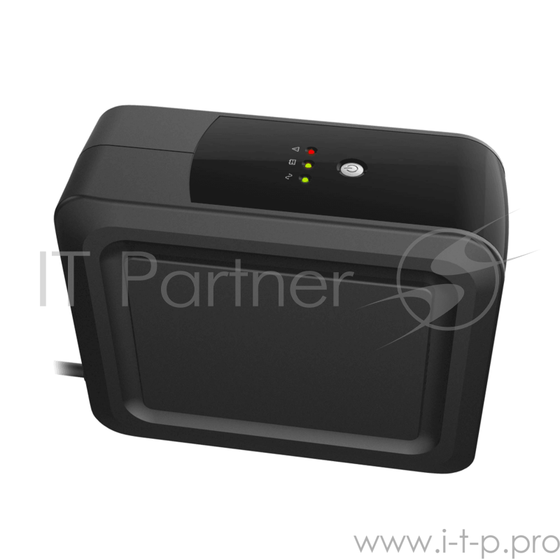 Блок питания HIPER ИБП HIPER OFFICE-800, Standby, 800ВА(480Вт), 3 розетки Schuko, USB-порт, чёрный