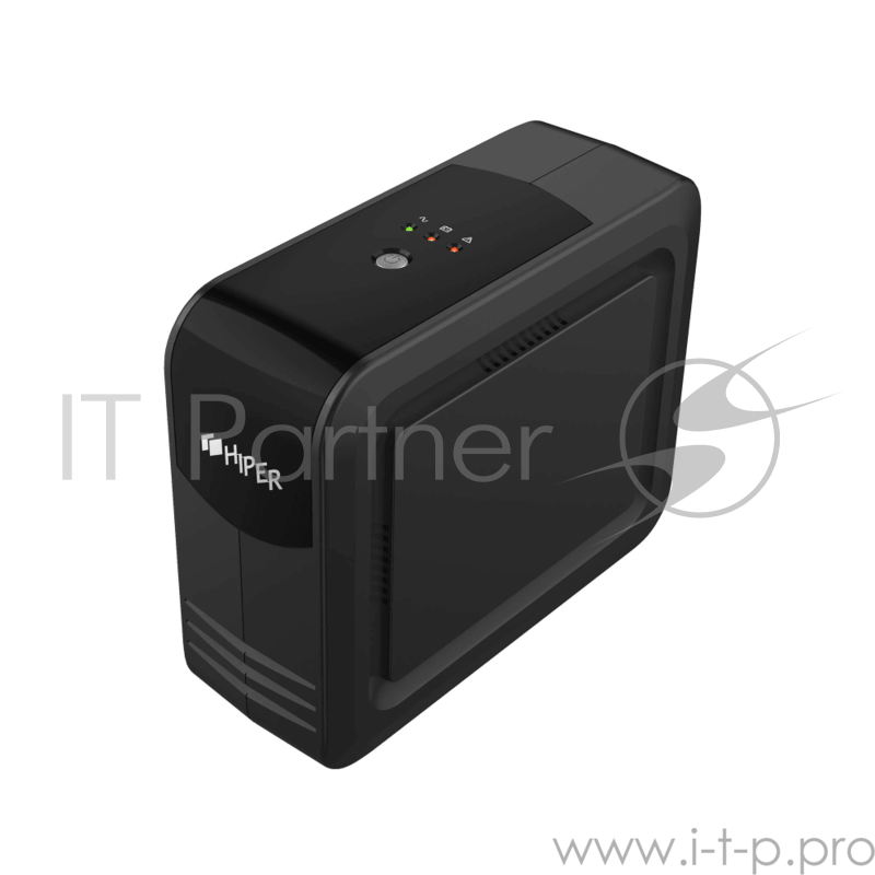 Блок питания HIPER ИБП HIPER OFFICE-800, Standby, 800ВА(480Вт), 3 розетки Schuko, USB-порт, чёрный
