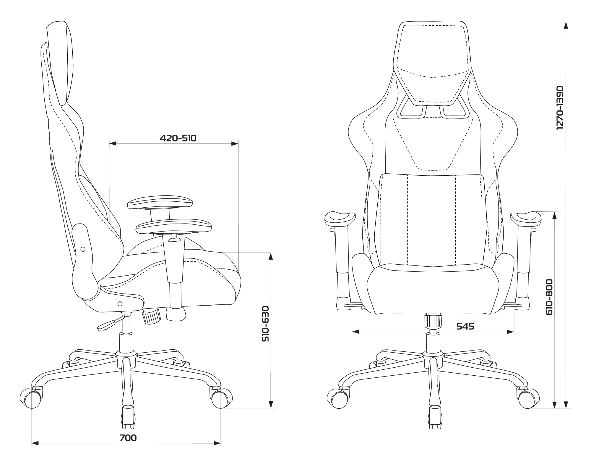 Кресло игровое Бюрократ VIKING LOFT серый Loft