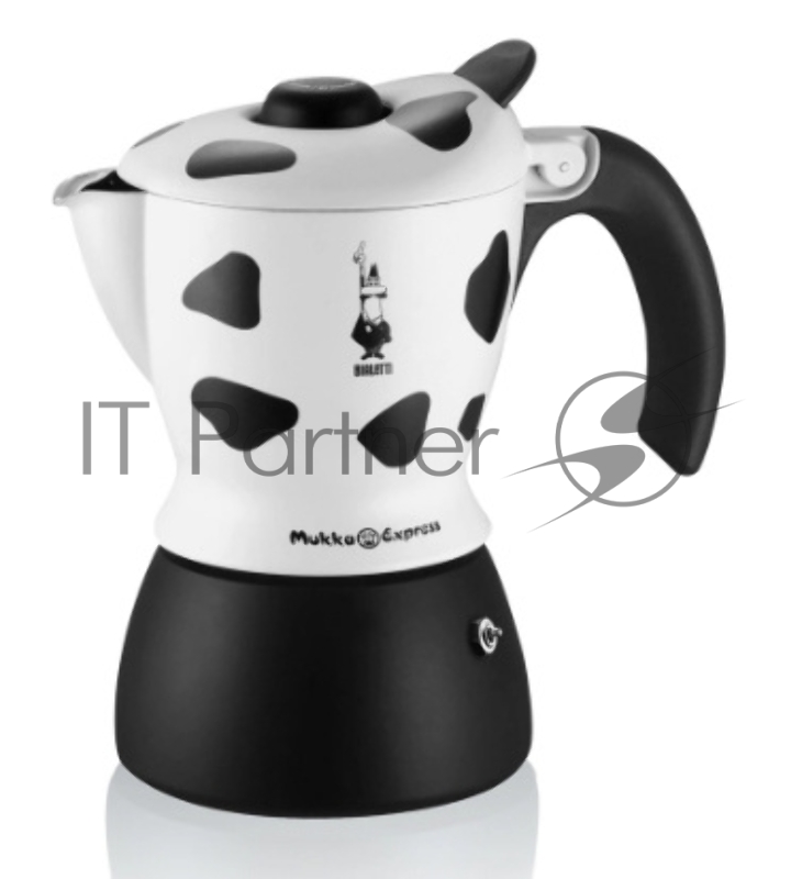 Кофеварка Bialetti Mukka 0.22л алюминий черный (0003418EXPMR)