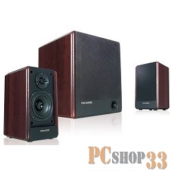 Колонки MICROLAB FC330 Дерево {2.1, 2 колонки с внешним усилителем + сабвуфер, 56 Вт RMS}