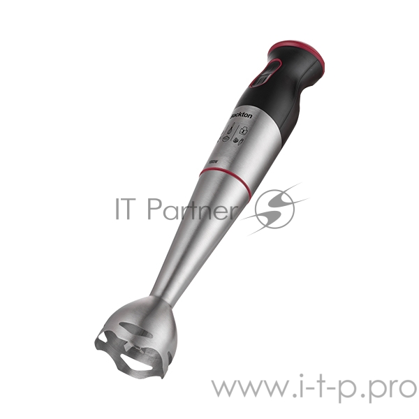Блендер Blackton Bt HB1033SS Черный-КрасныйПогружной, Номинальная мощность 500Вт, Макс. мощность 1000Вт, Чаша с измельчителем, Объем чаши 500 мл, Мерный стакан, Объем мерного стакана 500 мл, Напряжение, частота тока, 220-240В,50/60Гц