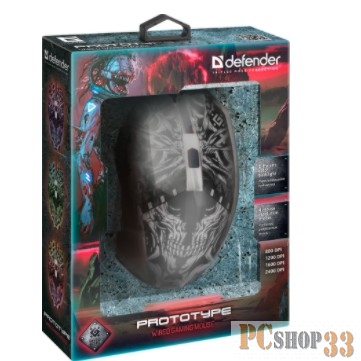 Мышка USB OPTICAL PROTOTYPE GM-670L 52670 DEFENDER
