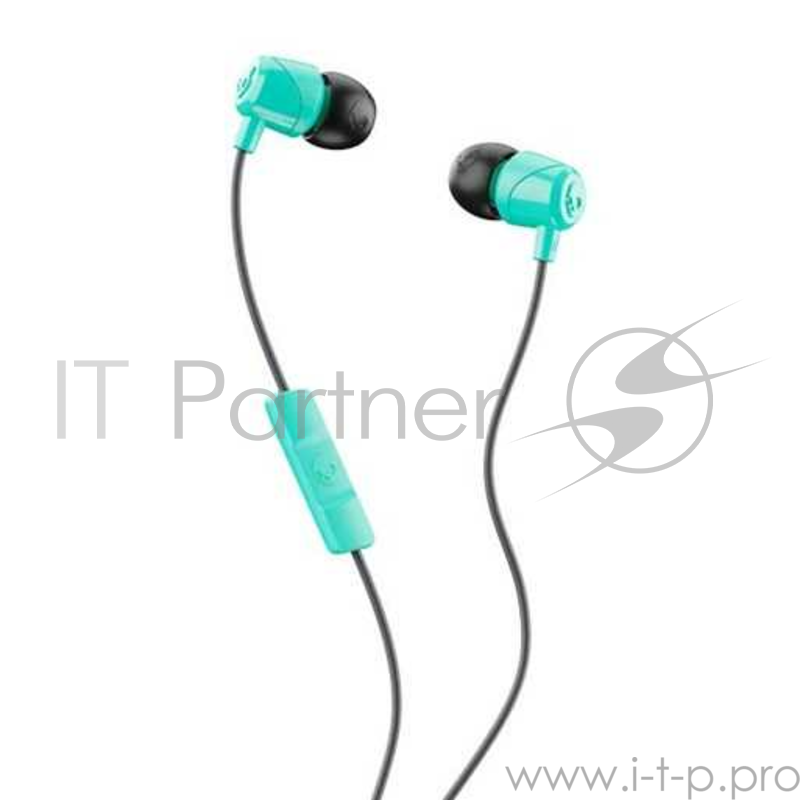 Наушники Skullcandy проводные внутриканальные с микрофоном JIB IN EAR W/MIC 1, черно-бирюзовые