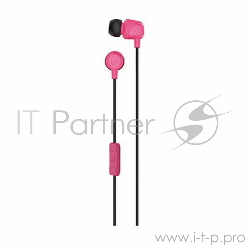 Наушники Skullcandy проводные внутриканальные с микрофоном JIB IN-EAR W/O MIC, черно-розовые