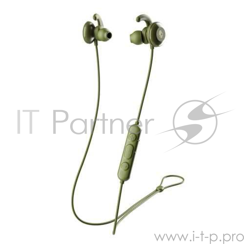 Наушники Skullcandy спортивные беспроводные внутриканальные METHOD ACTIVE WIRELESS IN-EAR, желто-оливковые